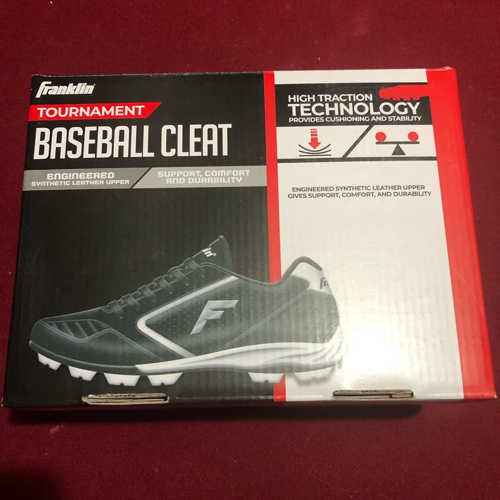 New Franklin Baseball Cleats Youth Size 12